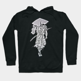 samurai art drawing handmade Hoodie